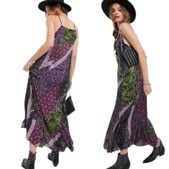 Free People Work of Art maxi dress size medium - Picture 3 of 10